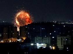 Detik-detik Serangan Udara Israel Gempur Gaza