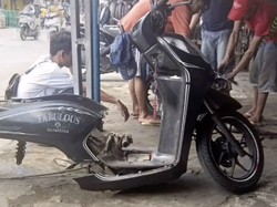 Motor Korban Bengkel Tembak Harga Sentul Dibawa ke Bengkel Lain, Cuma Habis Segini