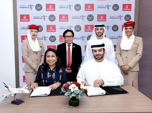 Emirates Teken MoU dengan Kemenparekraf, Siap Datangkan Turis ke Indonesia Emirates Teken MoU dengan Kemenparekraf, Siap Datangkan Turis ke Indonesia