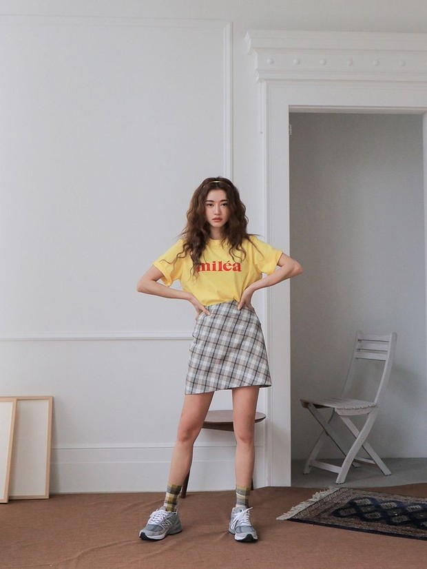 OOTD pakai t-shirt/Foto: Instagram.com/Stylenanda OOTD pakai t-shirt