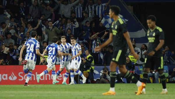 Real Madrid Tumbang di Markas Real Sociedad