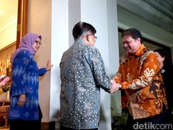 Airlangga Sambangi Kediaman JK, Bahas Apa?