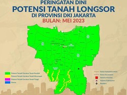 Waspada! Ada Potensi Longsor di 10 Wilayah di Jaksel dan Jaktim Ini