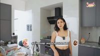 Mewahnya Dapur Rumah Jessica Iskandar yang Bernuansa Abu-abu