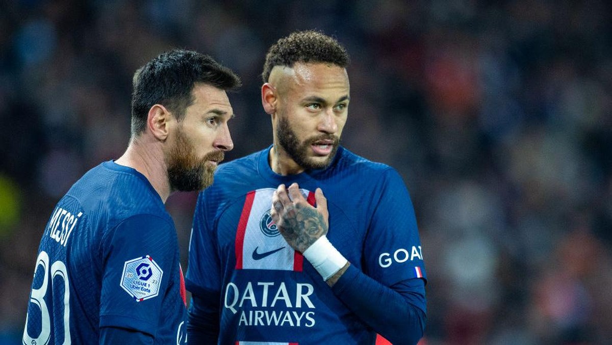 Neymar dan Lionel Messi diminta segera pergi dari Paris Saint-Germain. (Foto: Corbis via Getty Images/Tim Clayton - Corbis)