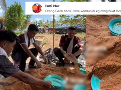 Selain di Indonesia, Piring Kotor Hajatan Malaysia Juga Dicuci Pakai Pasir