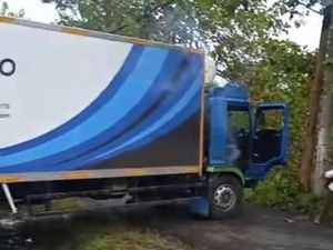 Truk Tronton Nyasar Belasan Km Sampai Gunung Tunggangan Wonogiri