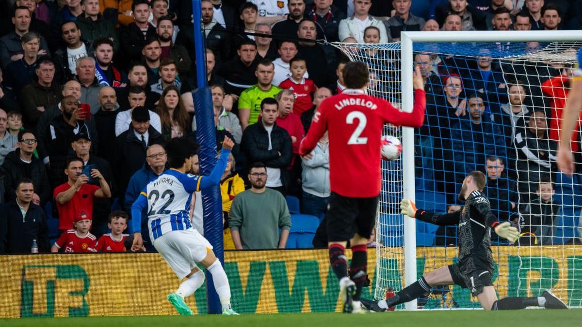 Brighton vs MU masih 0-0 di babak pertama (Foto: Manchester United via Getty Imag/Ash Donelon)