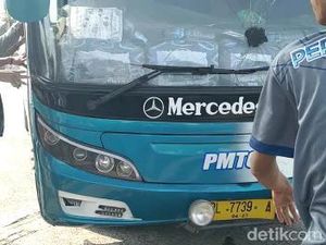 Sopir Bus yang Tabrak Karyawan SPBU di Sumsel hingga Tewas Jadi Tersangka Sopir Bus yang Tabrak Karyawan SPBU di Sumsel hingga Tewas Jadi Tersangka