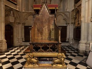 Wujud Kursi Penobatan Raja Charles di Westminster Abbey Wujud Kursi Penobatan Raja Charles di Westminster Abbey