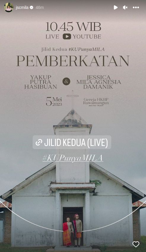 Jessica Mila dan Yakup Hasibuan nikah