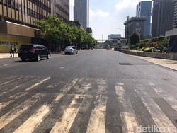 Aspal Jl MH Thamrin Jakpus Ini Sudah Diperbaiki, Ruas Lainnya Menanti