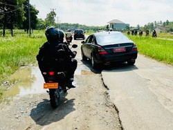 Erick Thohir Juga Jajal Jalan Rusak di Lampung, Begini Katanya