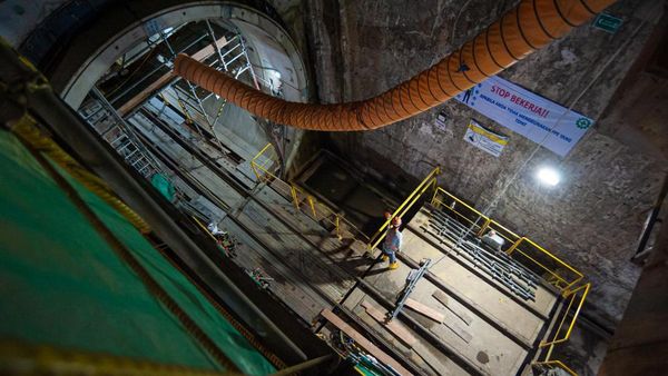 MRT Thamrin-Monas Tembus 56%, Stasiunnya Mulai Berwujud!
