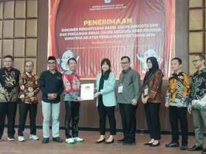 Anak Gubernur Sumsel Herman Deru Resmi Daftar Balon Anggota DPD RI