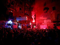 Napoli Juara Liga Italia, Suporter Berpesta!