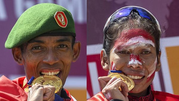 Dua Atlet Atletik Indonesia Raih Emas SEA Games 2023
