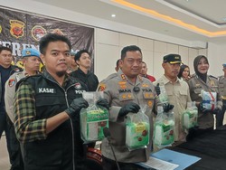 Polisi Tangkap Bandar Narkoba di Bogor, 5,3 Kg Sabu Disita
