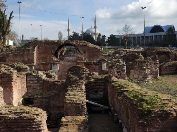 Potret Sisa-sisa Gereja St Polyeuktos Berusia 15 Abad di Turki