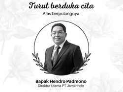 Kabar Duka, Dirut Jamkrindo Tutup Usia Hari Ini