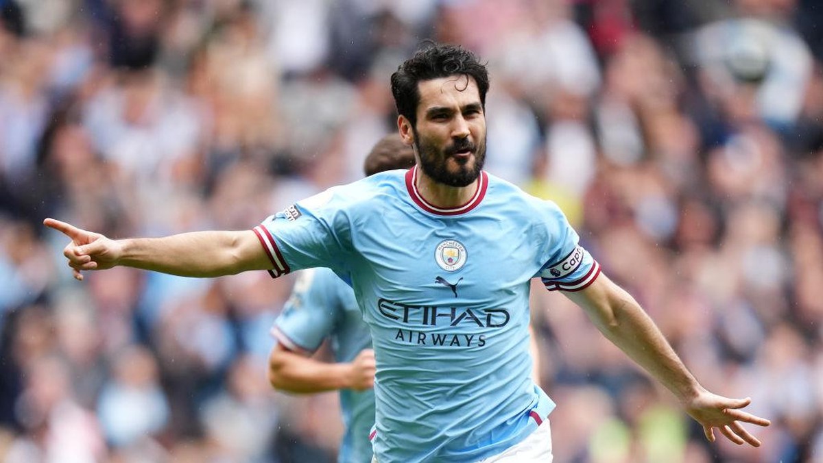 Ilkay Guendogan masih belum mau dilepas Manchester City (Manchester City FC via Getty Ima/Tom Flathers)