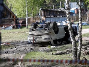 Ini Mobil yang Meledak dan Lukai Penulis Pro Kremlin