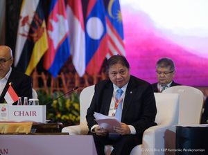 Airlangga Pimpin Rapat Menteri Ekonomi Negara ASEAN, Ini yang Dibahas