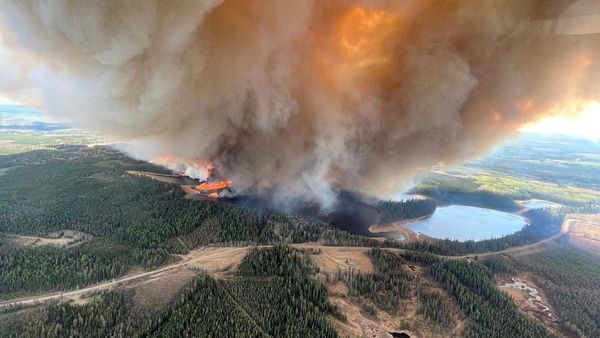 Potret Kebakaran Hutan di Kanada yang Bikin 24.000 Warga Mengungsi
