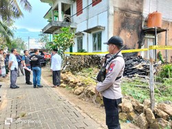 Labfor Polda Jatim Diterjunkan Selidiki Kebakaran Kantor MWC NU di Sumenep