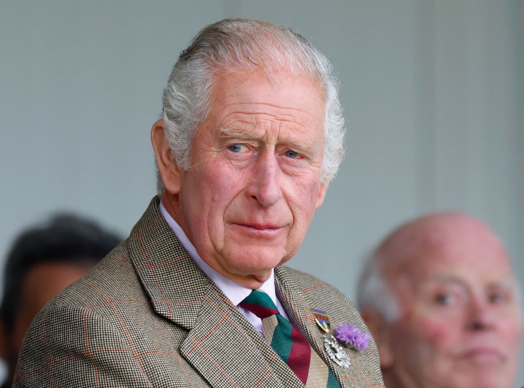 Prince Charles, Prince of Wales (Now King Charles III) attended the Braemar Highland Gathering at The Princess Royal and Duke of Fife Memorial Park on September 3, 2022 in Braemar, Scotland.