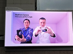 Kreatif! OPPO Iklankan Find N2 Flip Pakai Billboard Interaktif