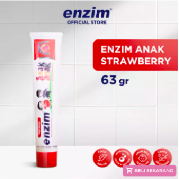 Enzim pasta gigi anak strawberry