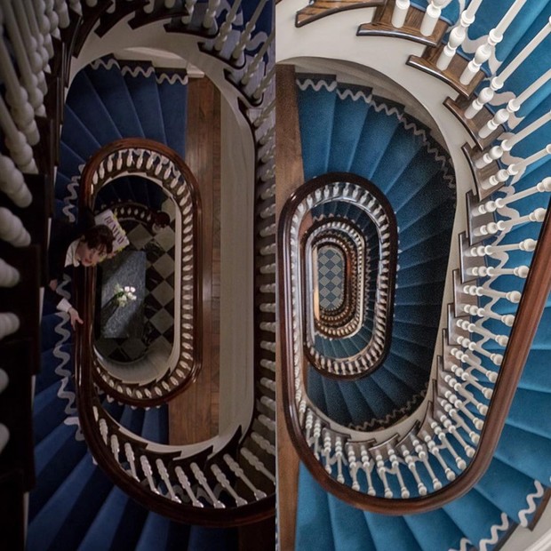 Tangga melingkar tempat syuting film The Devil Wears Prada/