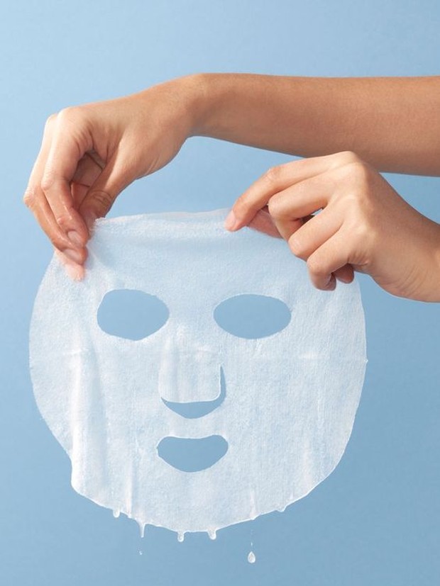 Ilustrasi sheet mask/Foto:Pinterest Ilustrasi sheet mask.