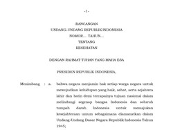 Isi RUU Kesehatan Omnibus Law yang Dituntut Massa Dokter-Apoteker