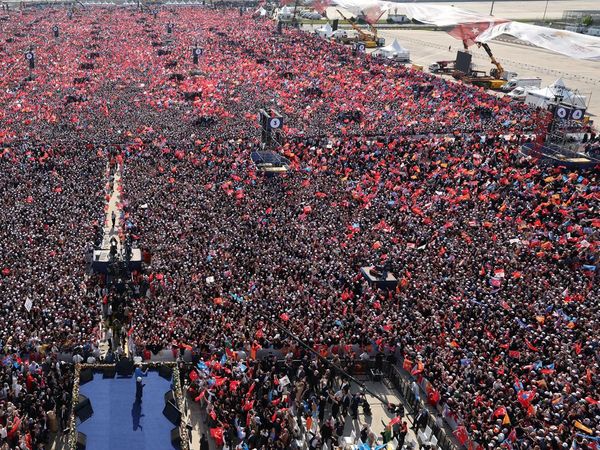 Jelang Pemilu Turki, Jutaan Orang Hadir di Kampanye Erdogan