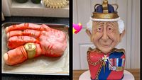 10 Cake Unik Penobatan Raja Charles III, Jari Bengkak hingga Mahkota St Edward