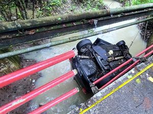 Kronologi Mobil Terjun ke Sungai di Sukabumi Kronologi Mobil Terjun ke Sungai di Sukabumi