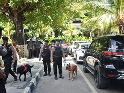 Polri Kerahkan 12 Anjing Pelacak K-19 Sterilisasi Venue KTT ASEAN
