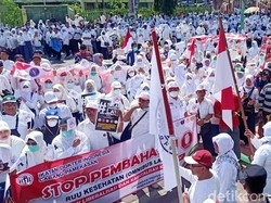 Demo di Depan DPRD, Ini Alasan Ribuan Nakes Pamekasan Tolak RUU Kesehatan