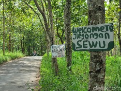 Cara Warga Gunungkidul Sindir Jalan Rusak: Welcome to Jeglongan Sewu