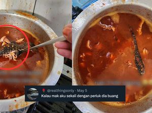 Apes! Sambal Sotong 3 Kg Harus Dibuang Karena Kemasukan Biawak