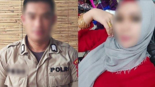 Foto Dedi Musari dan istri orang yang digerebek di kamar hotel