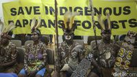Hutan Adat Diserobot, Suku Awyu Papua Datangi Komnas HAM