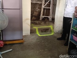 Jejak Darah Pemilik Depot Air Isi Ulang Dibunuh Pakai Linggis hingga Dicor