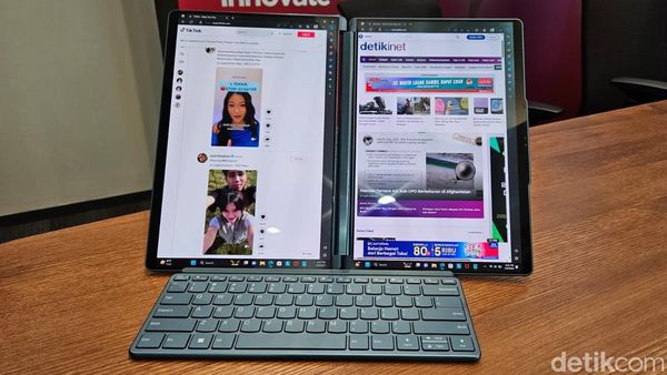 Lenovo Yoga Book 9i Punya Dua Layar Pas untuk Konten Kreator