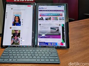 Lenovo Yoga Book 9i Punya Dua Layar Pas untuk Konten Kreator