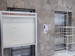 Melihat TKP Tewasnya Teknisi Terjepit Lift di Kantor Pemprov Jateng