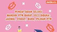 Infografis: Pendaftaran Seleksi Mandiri PTN-Barat 2023 Dibuka!