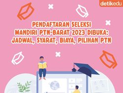 Infografis: Pendaftaran Seleksi Mandiri PTN-Barat 2023 Dibuka!